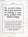 Miller and Richard's Modernised Old Style, a reimagination of pre-Didone typefaces