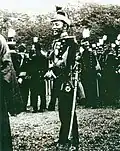 Min Yŏnghwan in his dress uniform and sabre