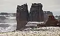 North aspect in winter