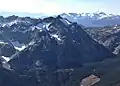 Northeast aspect of Mount Ronayne viewed from Sun God Mountain