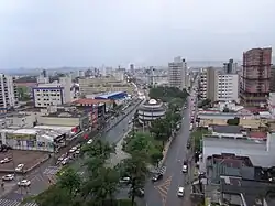 View from Tubarão downtown highlighting the Willy Zumblick museum