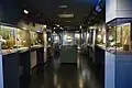 Museum interior; near the beginning of the Early Cycladic part of the exposition.