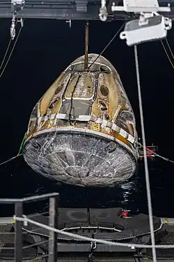 Crew-5 recovery after reentry and landing