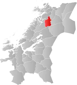 Overhalla within Trøndelag