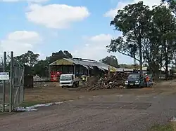 The Rail Museum undergoing renovation, November 2009