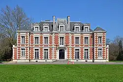 Chateau on the park side.