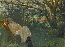 Lady in Pink on a Chaise Longue (1904)