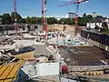 Construction progress on May 29, 2019,