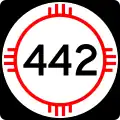 State Road 442 marker