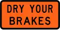 Dry Your Brakes