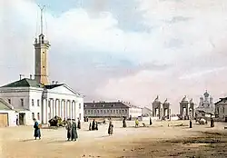 Nikanor Chernetsov. Kalinkin Bridge. 1840.