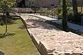 Roman wall foundations