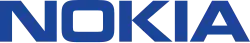 The company stopped using a slogan within its logo in 2011. Logo used on Nokia-branded consumer devices including phones made by HMD Global.[275]