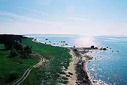 The coastline in Nõva.