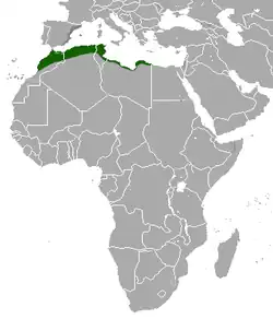 Map of range