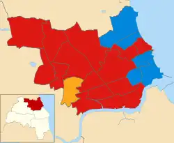 2011 results map