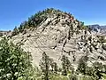 West aspect of the Northgate Peaks' East Peak