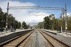 Platform area