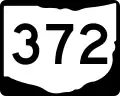 State Route 372 marker