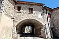 city gate to the town center