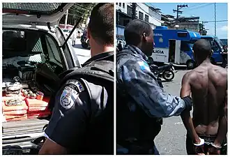 Military Police in combating crime in the favelas of Rio de Janeiro