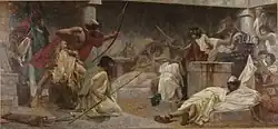 Odysseus Kills the Suitors