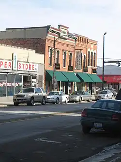 Image 1Historic districts often encompass numerous buildings, such as these in the Oregon Commercial Historic District, in Oregon, Illinois. (from National Register of Historic Places property types)