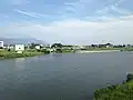 Onga River and Sasaogawabashi Bridge