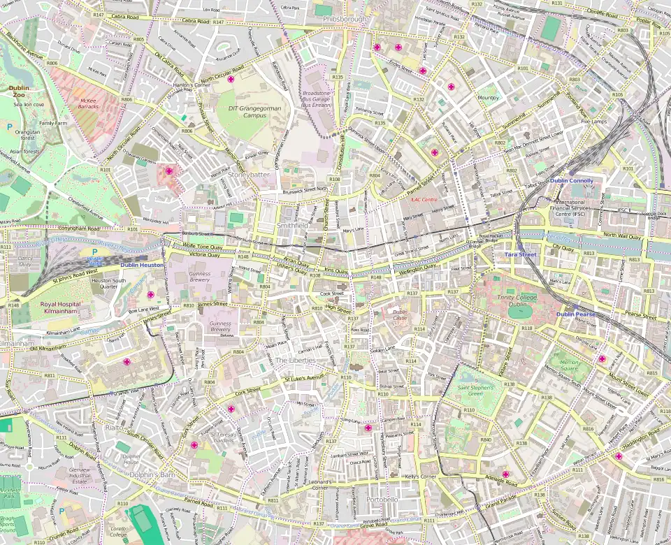 Government Buildings is located in Central Dublin