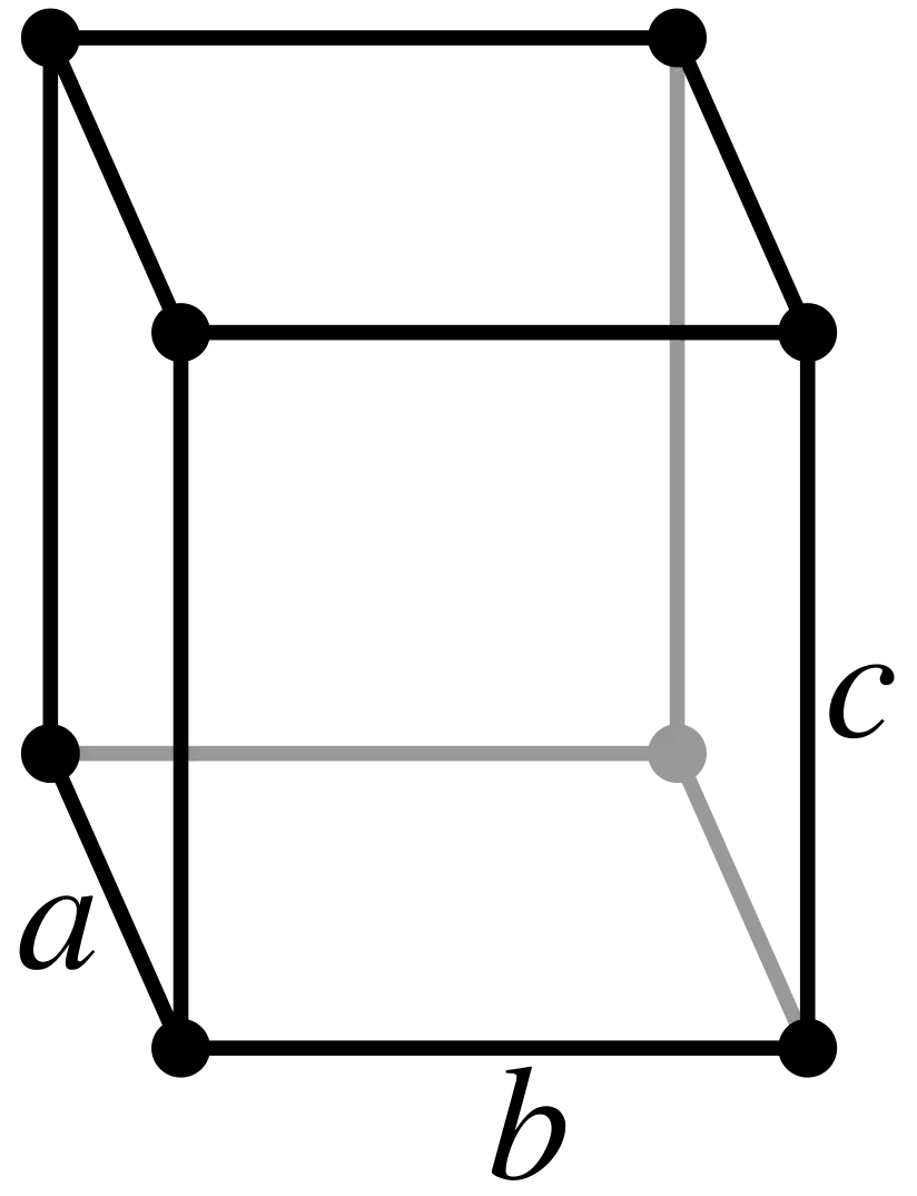 Orthorhombic, simple