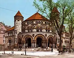 Osborn Hall, Yale University, New Haven, Connecticut (built 1887–88; demolished 1926).