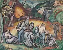 Autumn labour, 1907–1908, oil on canvas, 200.5 x 250&nbsp;cm, National Museum of Art, Architecture and Design, Oslo