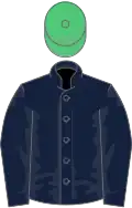Dark Blue, Emerald Green cap