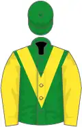 Green, yellow chevron and sleeves