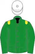Green, yellow epaulets, white cap