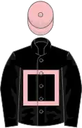 Black, pink hollow box, pink cap