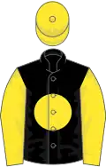 Black, Yellow disc, sleeves and cap