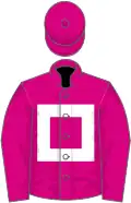 Cerise, white hollow box