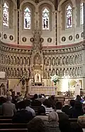 View of the altar