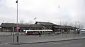 The front of the main Oxford railway station, northwest of Frideswide Square.