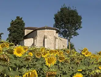 The church in Mailhoc