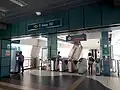 Concourse level of Oasis station with faregates