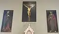 Paintings by Katsuya of Mary, Jesus and John