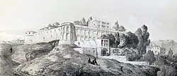 Sketch by Eugène Flandin, 1840