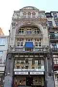 Henri van Massenhove (date unknown): Palais Minerve, former Rialto cinema, Rue Haute/Hoogstraat 205–207, Brussels.