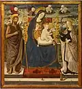 Mystical Marriage of St Catherine by Pancrazio di Antonello da Calvi