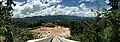 View of southern Pai from the steps of the White Buddha