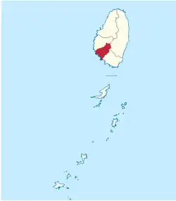 Map of the Parish of Saint Andrew