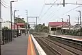 Southbound view from former ground level Platform 2, January 2018