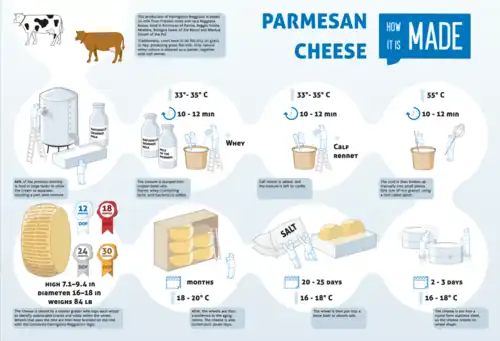 An infographic describing production.